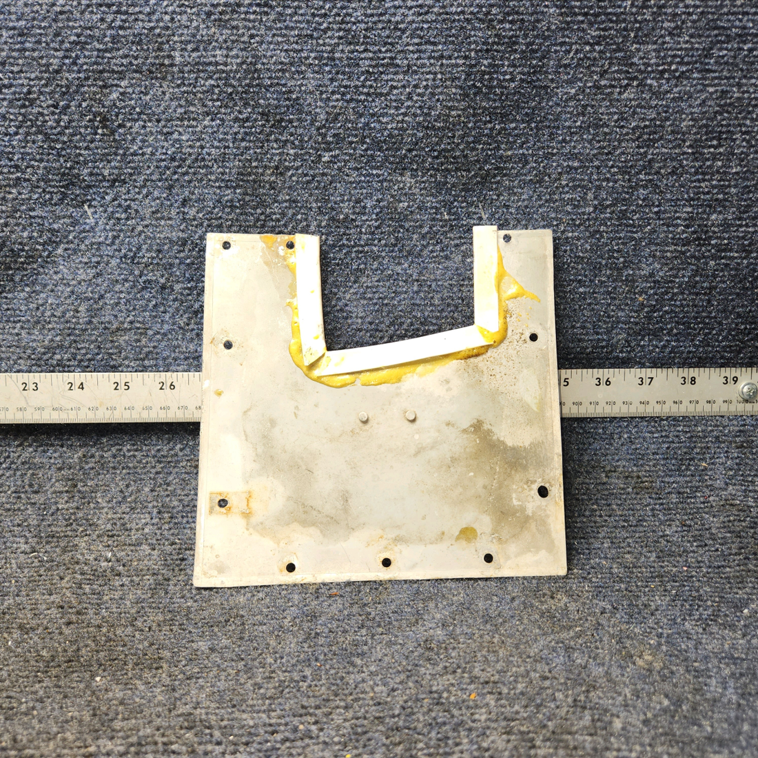 Used aircraft parts for sale, 63339-000 PIPER PA28-140 Plate Assy MLG LH