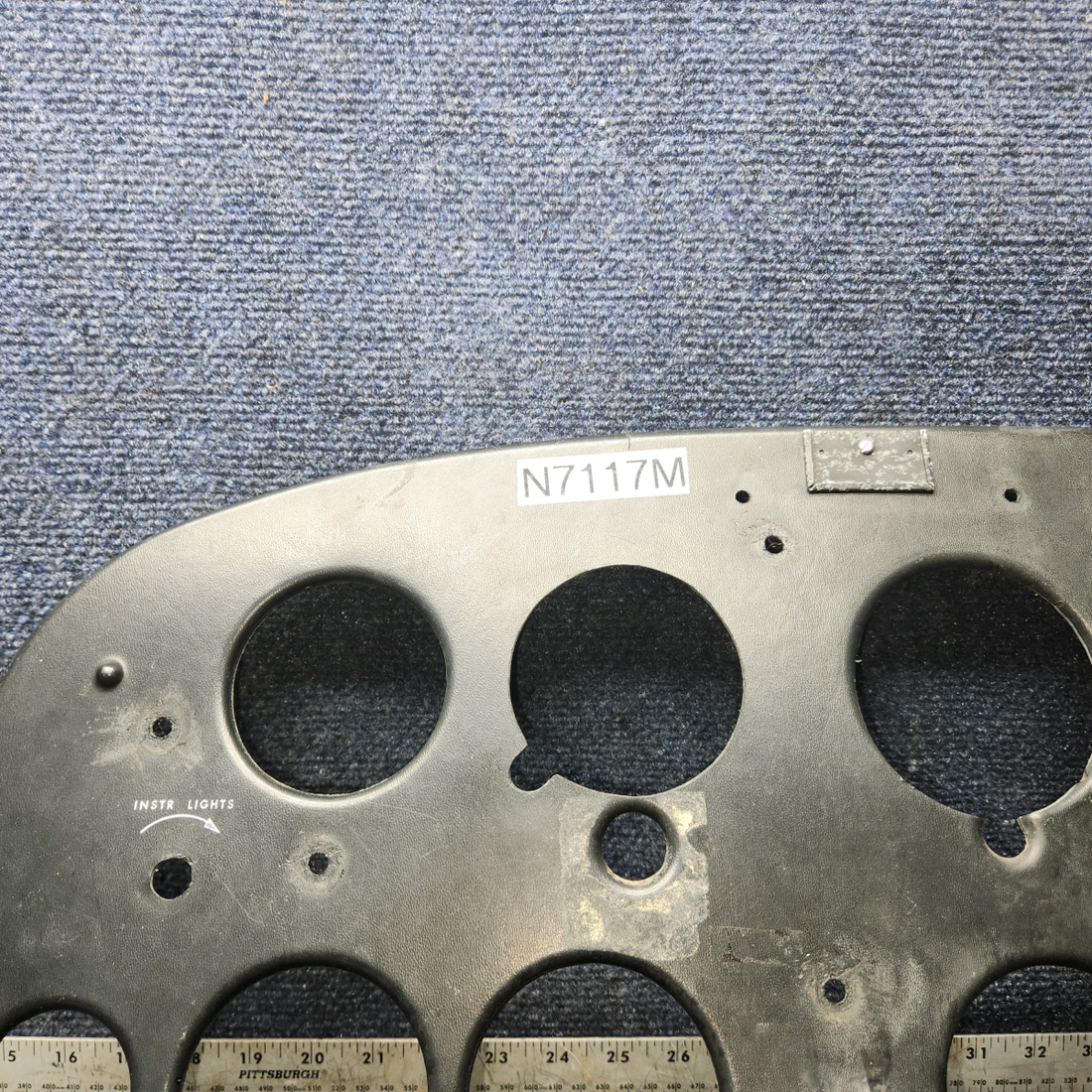 Used aircraft parts for sale, 0513133-2 Cessna C175 Instrument Panel Plastic Cover - LH