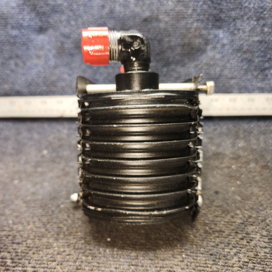 Used aircraft parts for sale, 8526250 Lycoming Piper PA-28-140 Oil Cooler Assembly