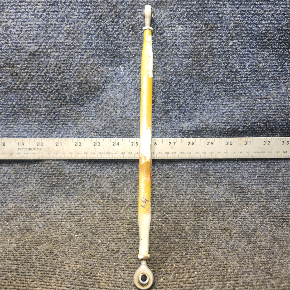 Used aircraft parts for sale, 35-521152-12 BEECHCRAFT F35 Aileron Control Rod Assembly