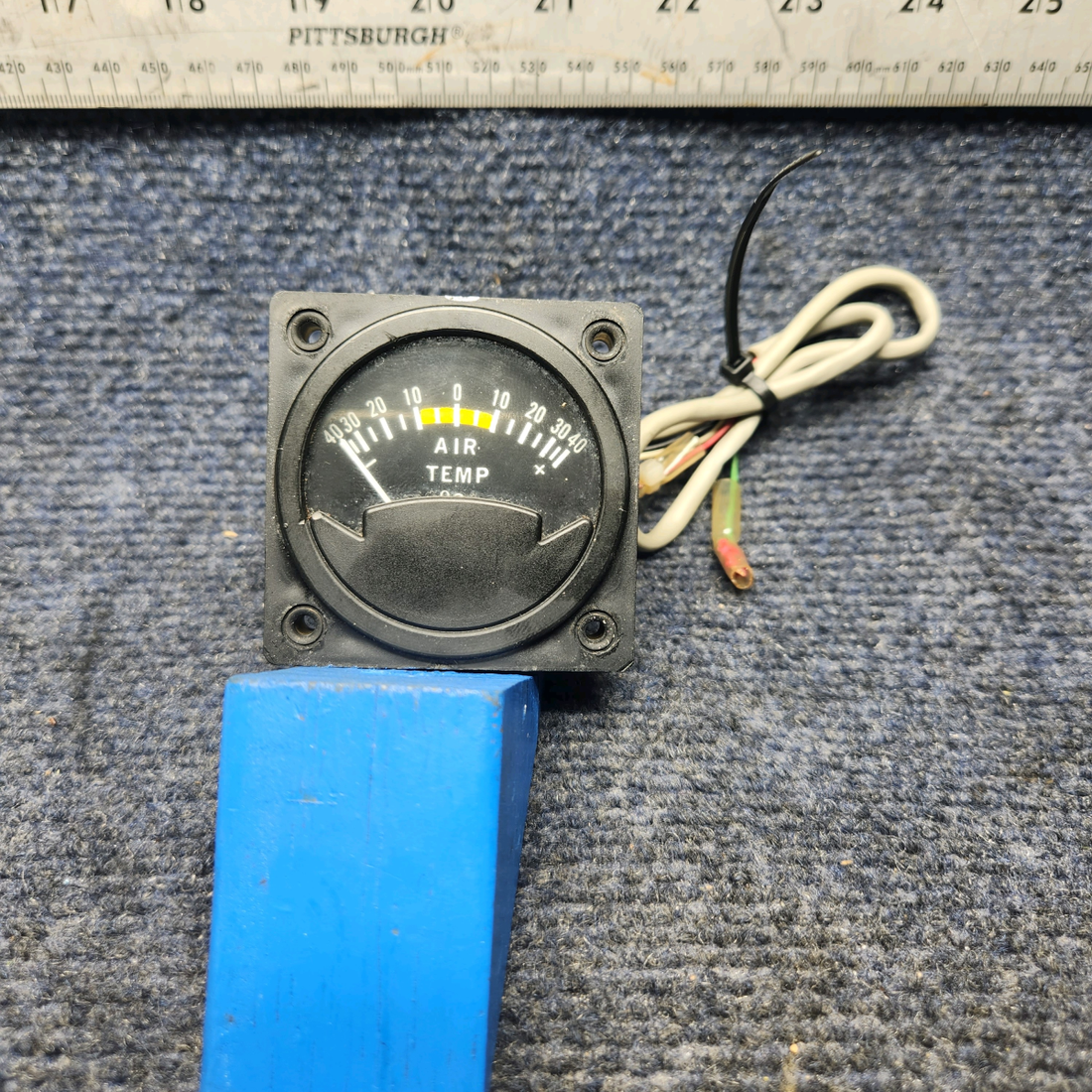 Used aircraft parts for sale, IFR-11A Mooney M20K INSTRUMENTS AIR TEMPERATURE GAUGE INDICATOR