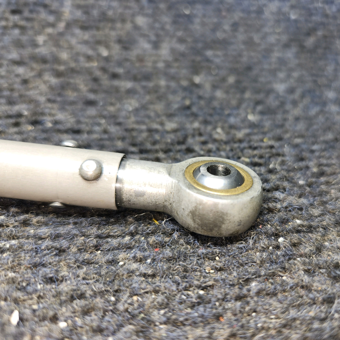 Used aircraft parts for sale, 35-524066-2 BEECHCRAFT F35 Rudder Pedal Push Rod Tube Assembly