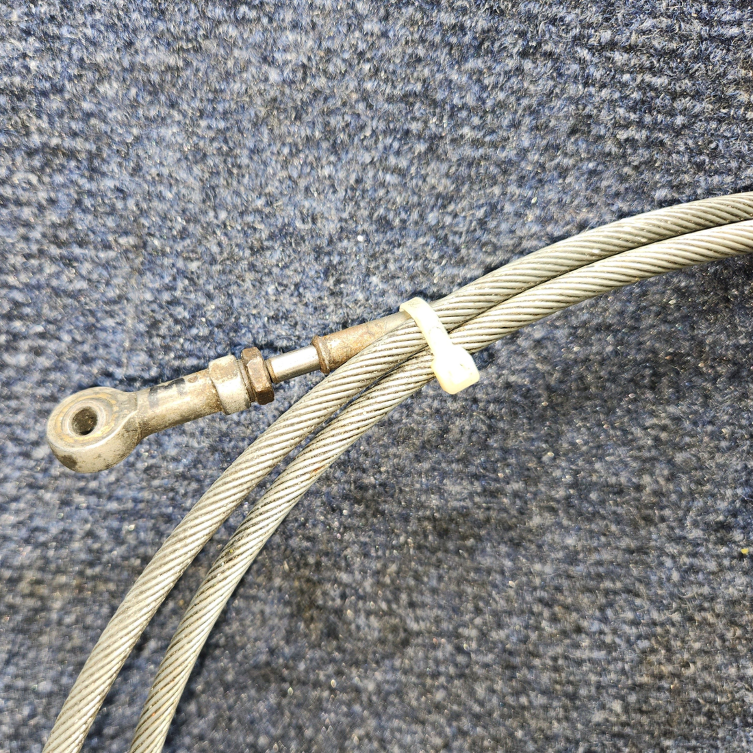 Used aircraft parts for sale, 455-357 Piper PA32RT-300 Mixture Control Cable (113-1/2")