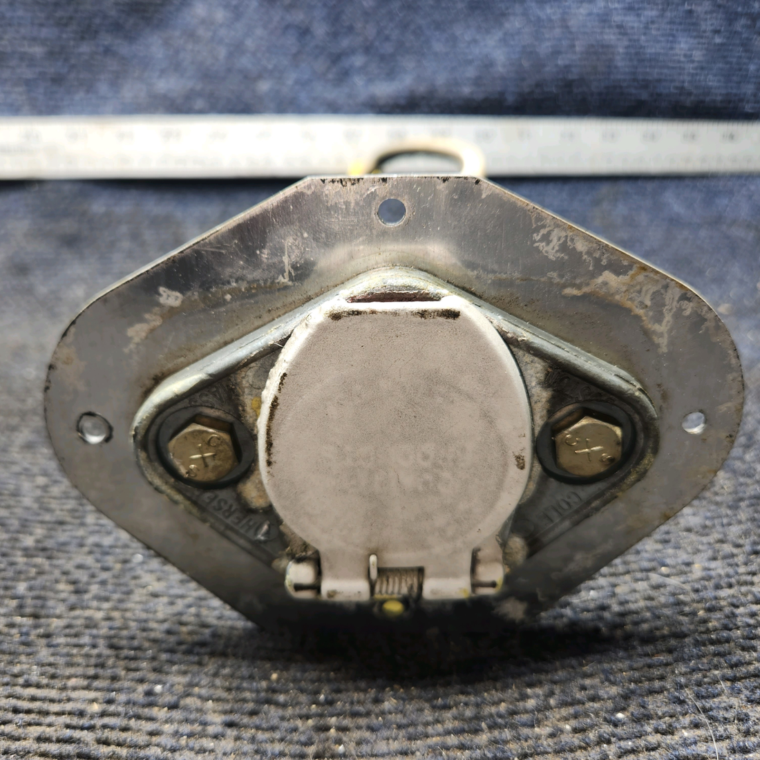 Used aircraft parts for sale, 62226-000, 62227-000, 89097-003 Cole Hersee piper PA-28-181 Auxiliary Power Receptacle Spacer