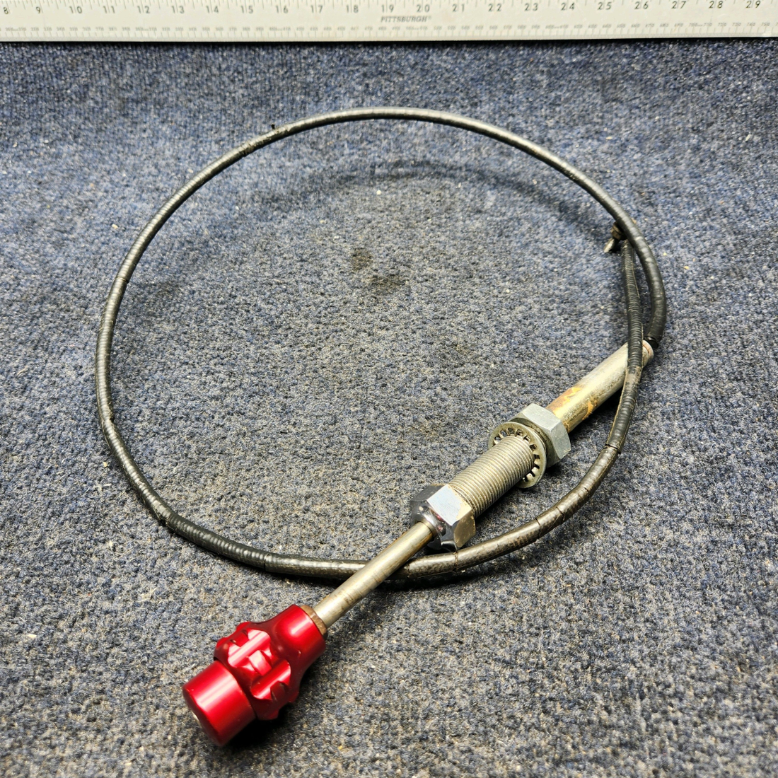 Used aircraft parts for sale, 35-944022 BEECHCRAFT F35 CONTROL MIXTURE CABLE