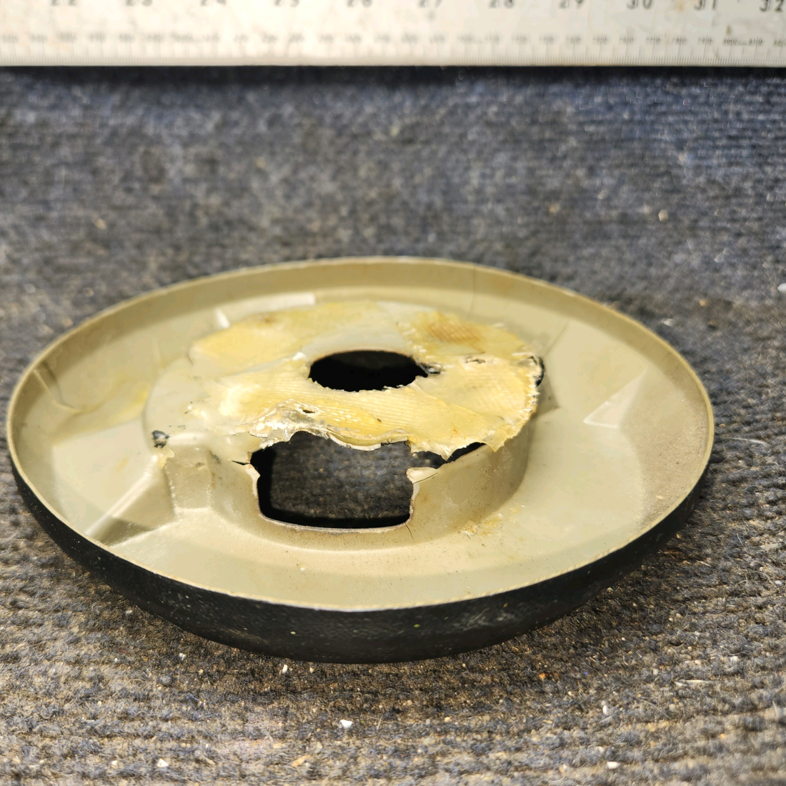 Used aircraft parts for sale, 99635-009 piper PA-28-181 Fuel Selector Cover Assembly
