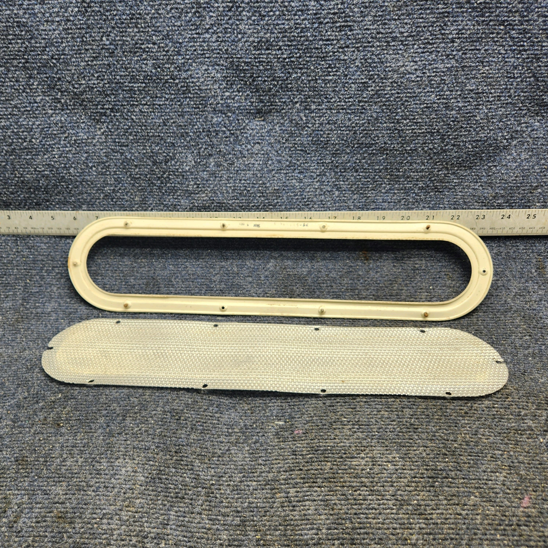 Used aircraft parts for sale, 35-554035-5 Beechcraft F33A HAT SHELF AIR VENT ASSEMBLY