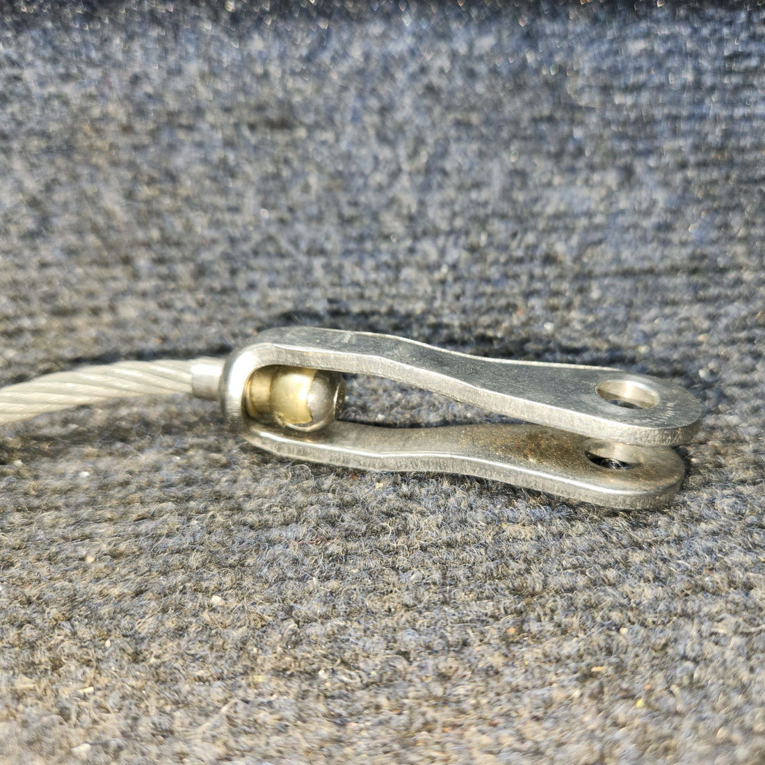 Used aircraft parts for sale, 96908-000 Piper PA32RT-300 Seat Belt Attach Cable Assembly