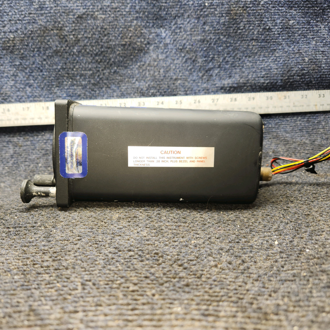 Used aircraft parts for sale, 102-0053-02 R.C. Allen Electric Beechcraft 35-33 Attitude Gyro Indicator w/ Connector