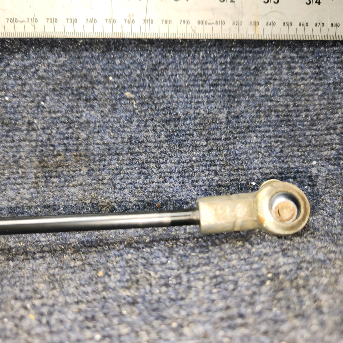 Used aircraft parts for sale, 201C101-21, 201C103-2 Mtn View Aviation Piper PA28-140 Cabin Door Steward w/ Mounts