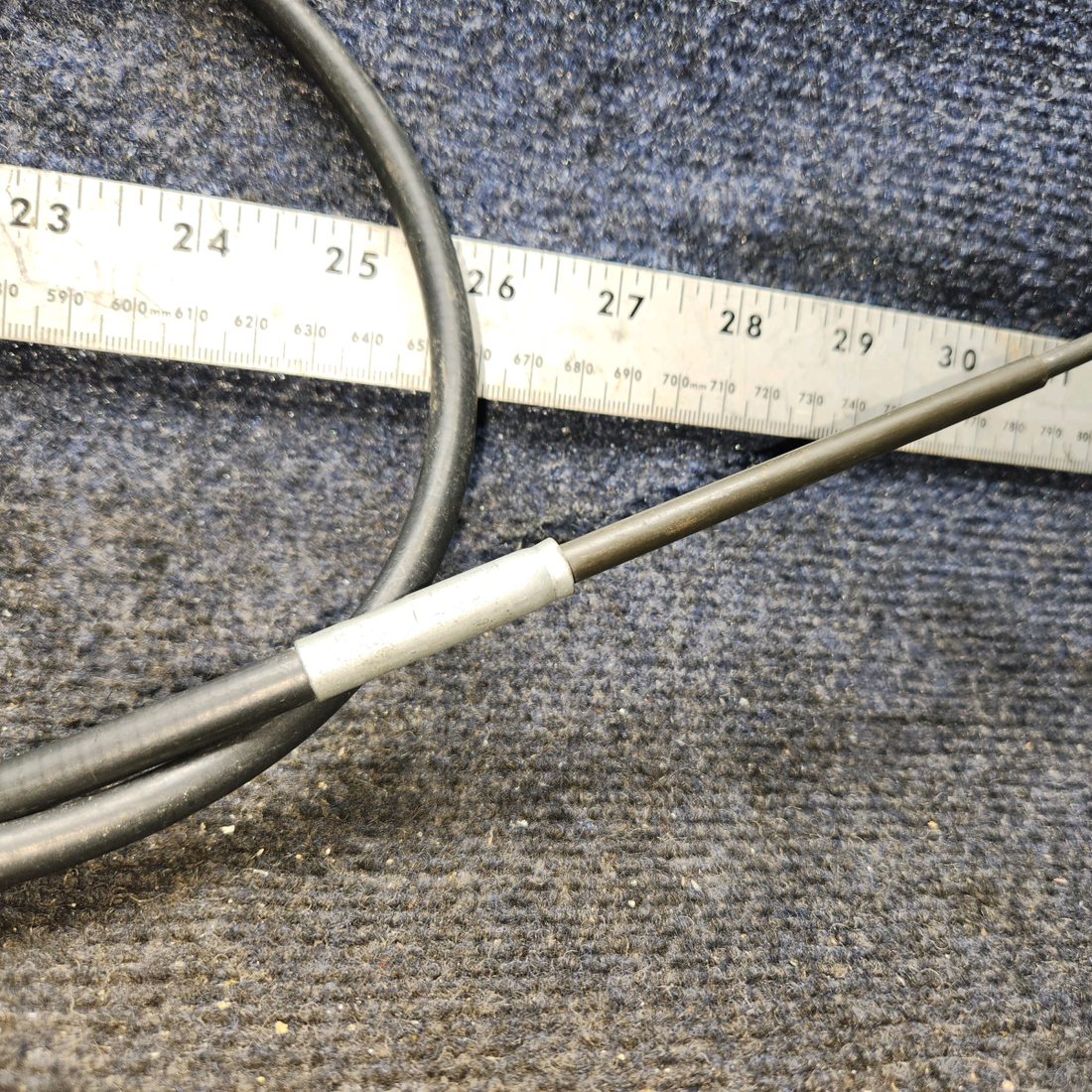 Used aircraft parts for sale, 253-001-1 Mooney M20C Throttle Control Cable (41 1/2")
