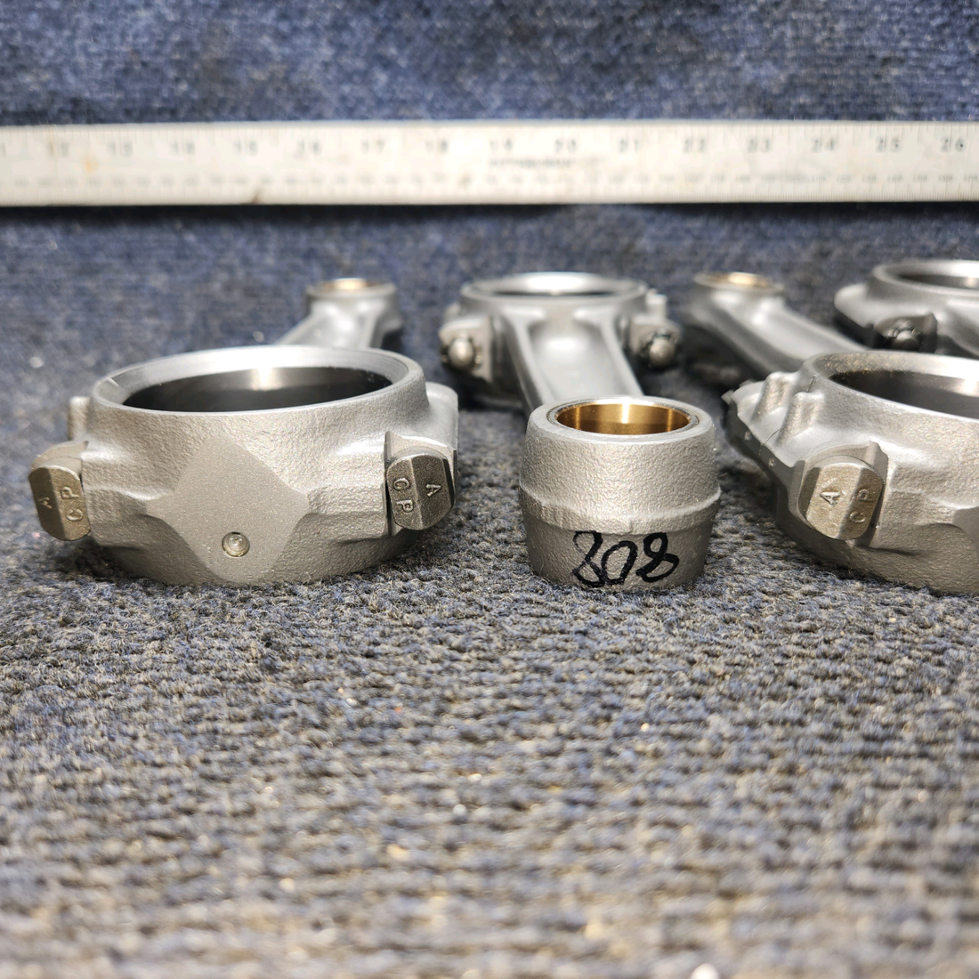 Used aircraft parts for sale, 530186 Continental O-300D Cessna 172F Connecting Rods