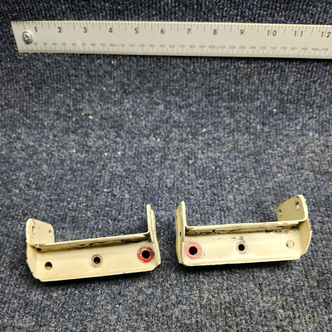 Used aircraft parts for sale, 35-135025-36 BEECHCRAFT F35 AILERON HINGE INBOARD LH OR RH 'PRICE PER EACH"