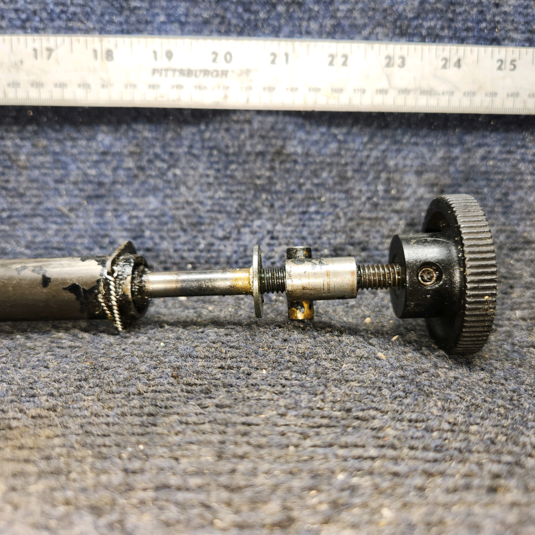 Used aircraft parts for sale, 65837-002 Piper PA28-161 Rudder Trim Adjustment Assembly