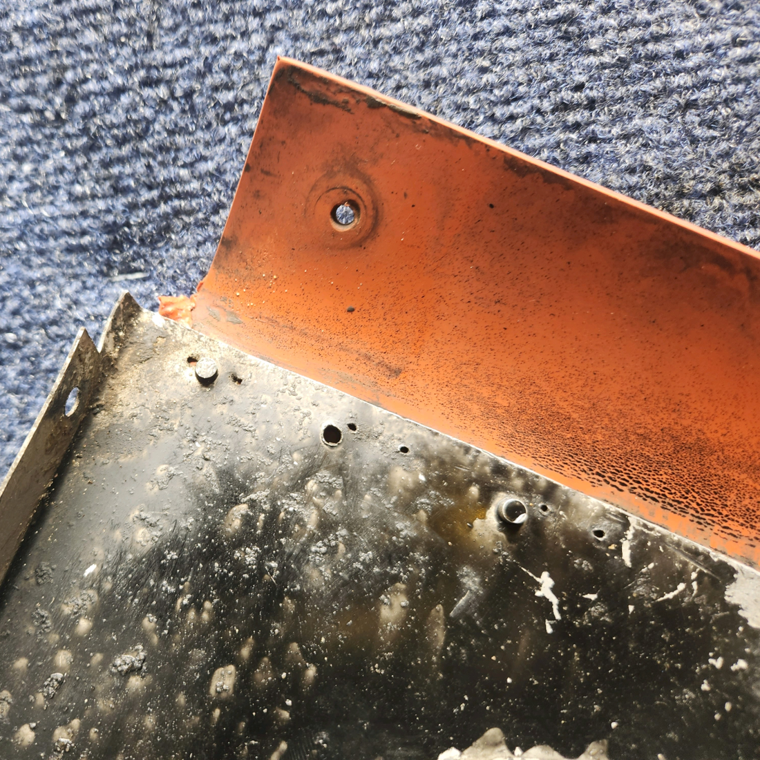 Used aircraft parts for sale, 63614-05 Lycoming O-320 Piper PA28-140 Baffle Assembly Left Side Rear