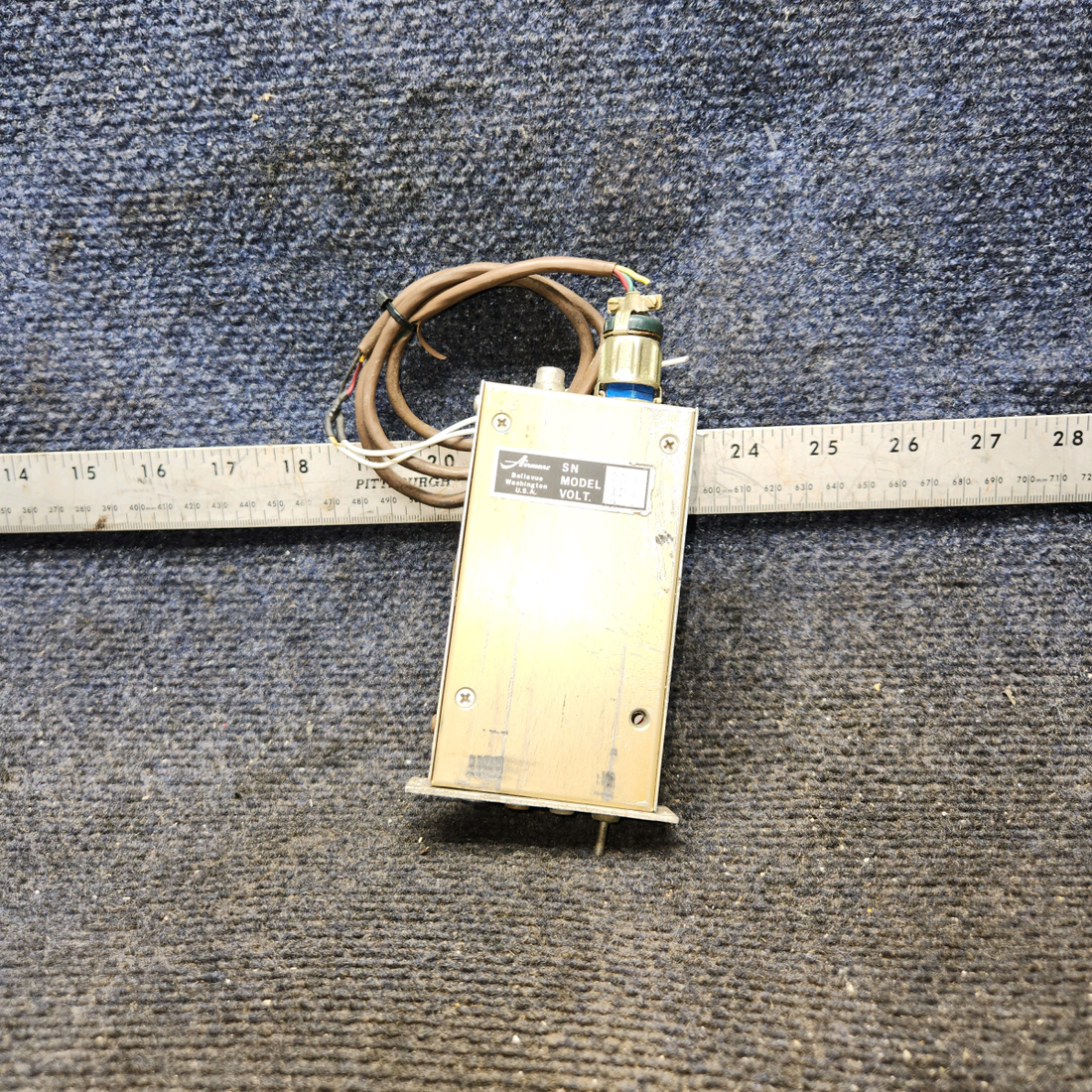 Used aircraft parts for sale, 46150-2 Airmarc 128H Piper PA28-140 Marker Beacon Indicator 14V