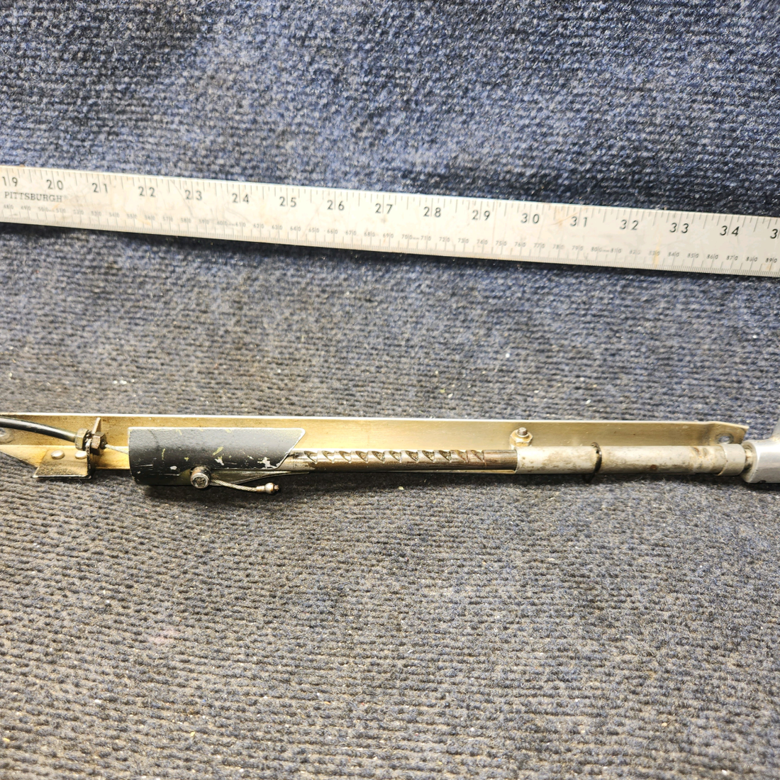 Used aircraft parts for sale, 0713693-2 Cessna 182G Parking Brake Support Angle