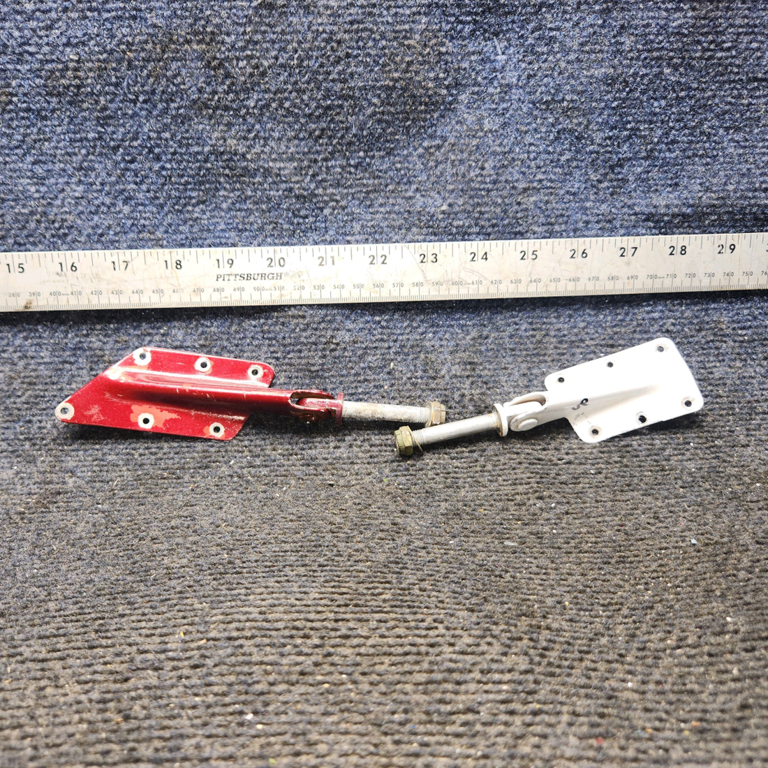Used aircraft parts for sale, 63050-000, 63051-000 Piper PA-28-140 Cabin Door Hinge Upper and Lower