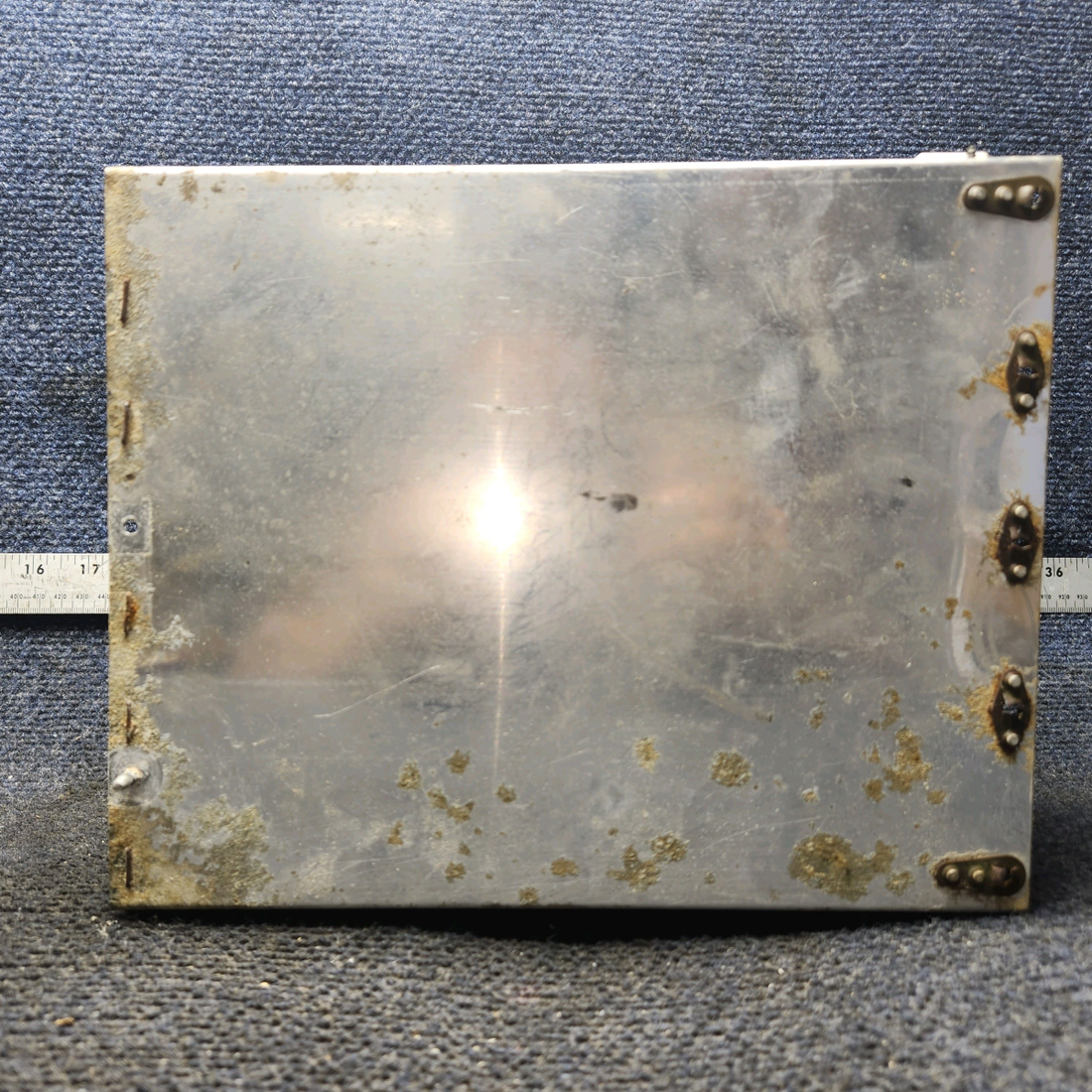 Used aircraft parts for sale, 0513320-8, 0513321-1 Cessna 172F Glove Box Assembly W/ Lid