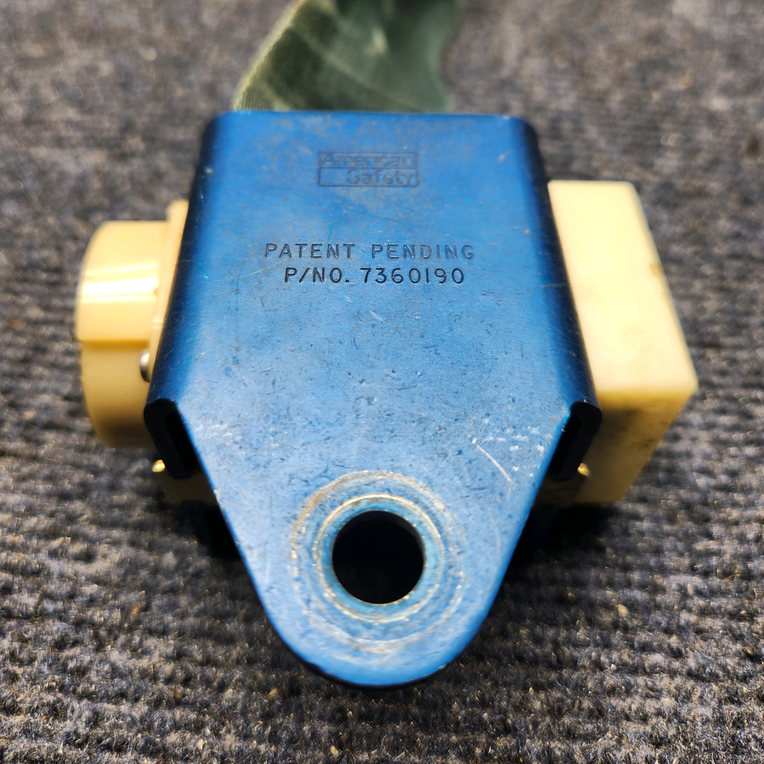 Used aircraft parts for sale, 7360191-405 America Safety Beechcraft C23 SUNDOWNER INERTIA REEL SEATBELT ASSY