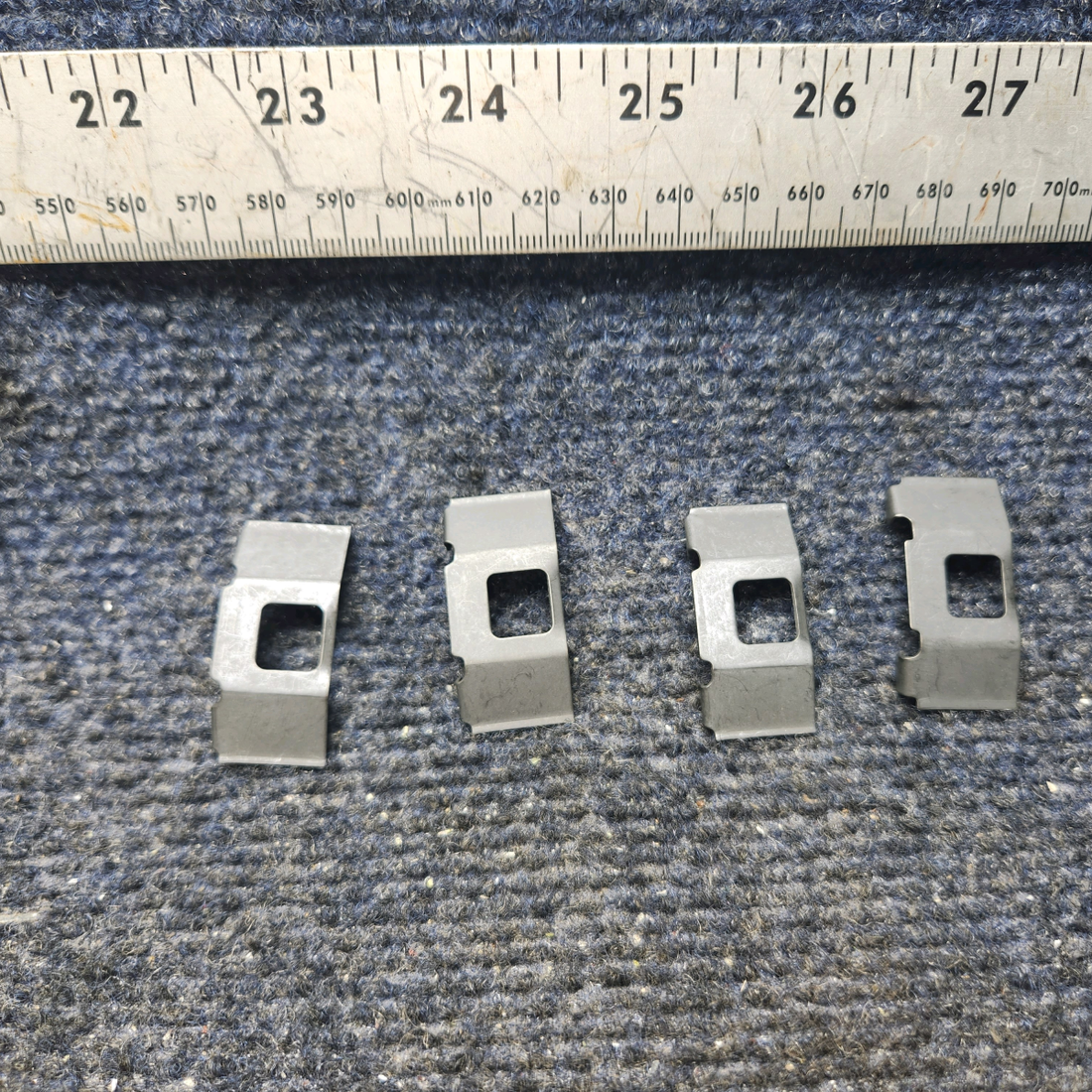 Used aircraft parts for sale, 9520675 Goodyear Cessna 120/140/170/early 172-182 Goodyear Aircraft Brake Clip Set of 4