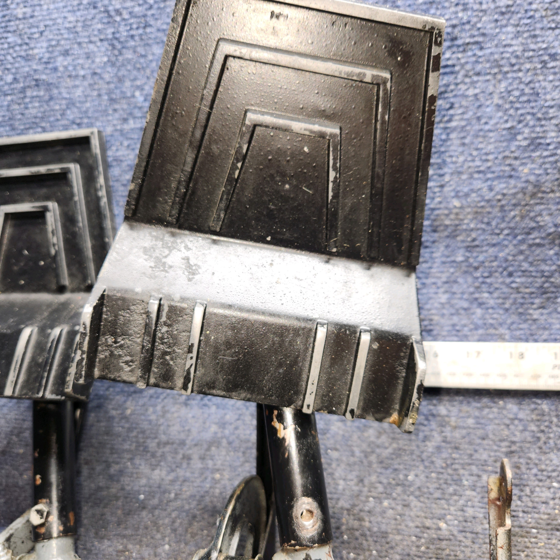 Used aircraft parts for sale, 0411306-14, 0411306-13 Cessna 172E Brake & Rudder Pedal Bar Assembly