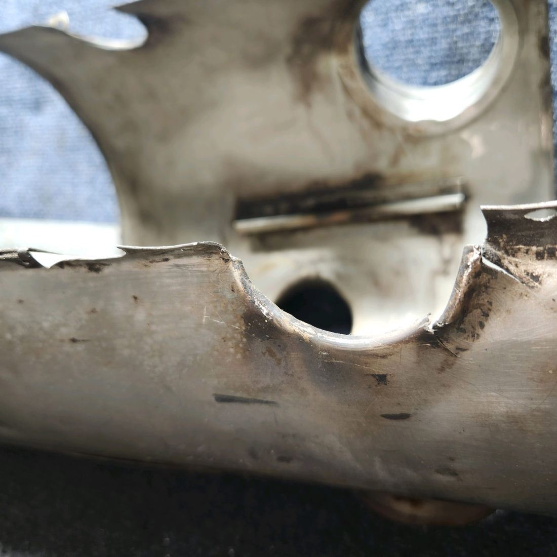 Used aircraft parts for sale, 0550176-38 Continental O-300, GO-300 Cessna C175 Shroud Assy Exhaust - RH