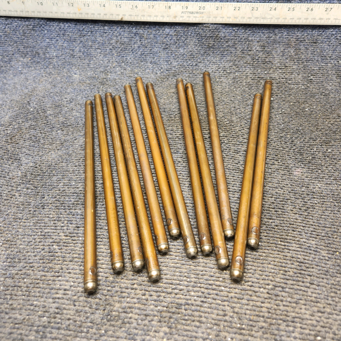 Used aircraft parts for sale, 537870 Continental O-300-D Cessna 172F Push Rod Tube - Set of 12