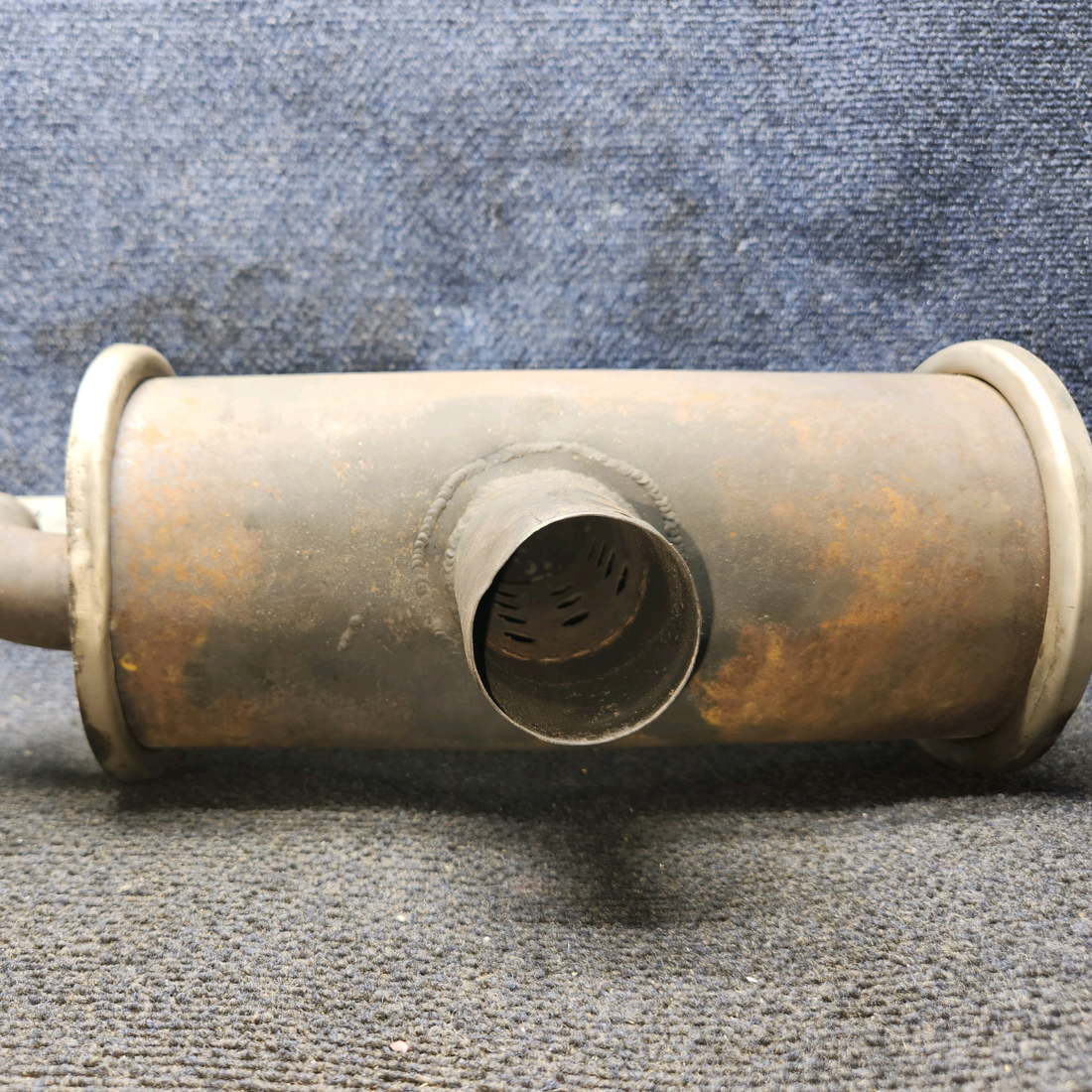 Used aircraft parts for sale, 0550176-43 Continental O-300 Cessna C175 Muffler Weld Assy - LH