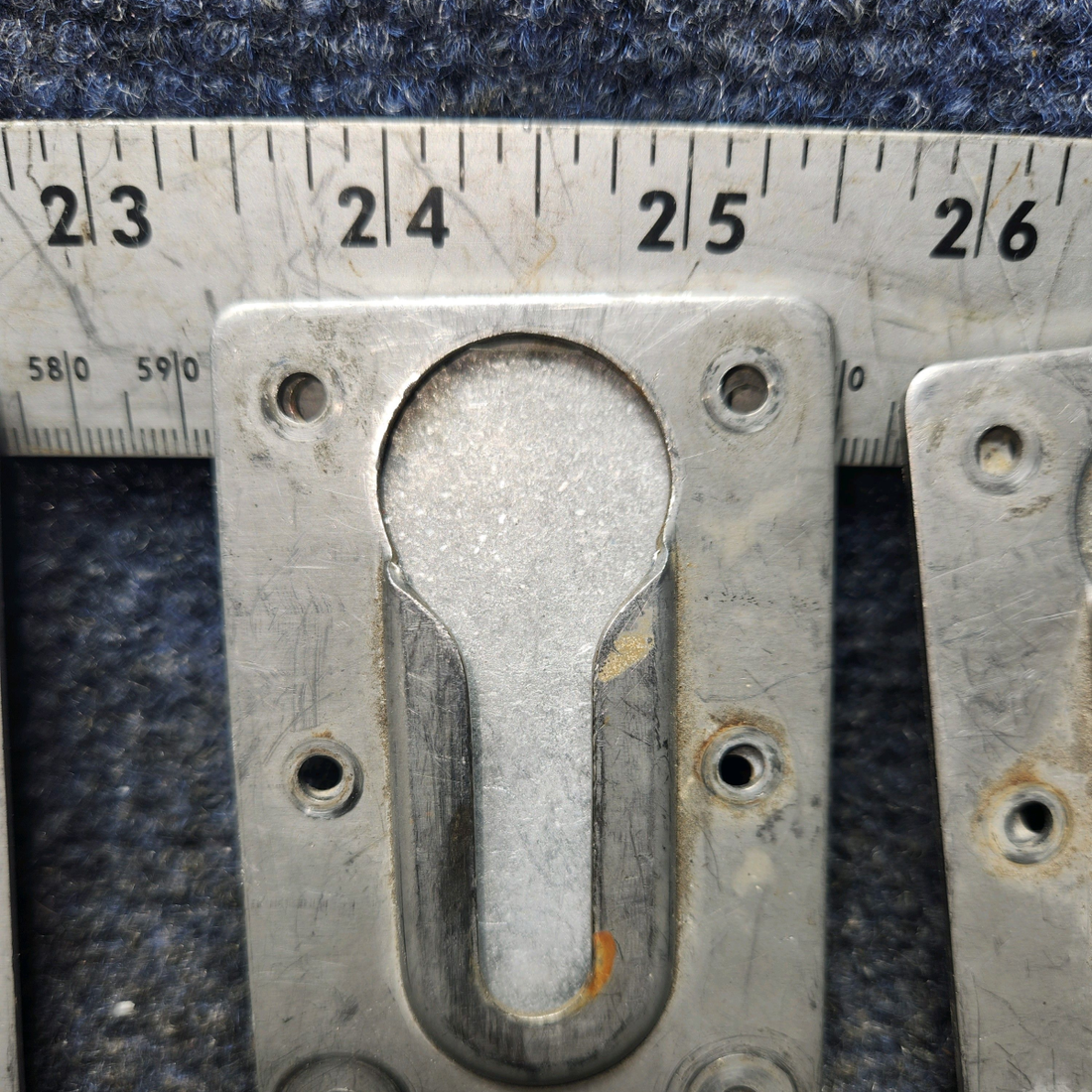 Used aircraft parts for sale, 99141-003 Piper PA32RT-300 Aft Seat Attach Plate Set with Backplate - Set Of Four