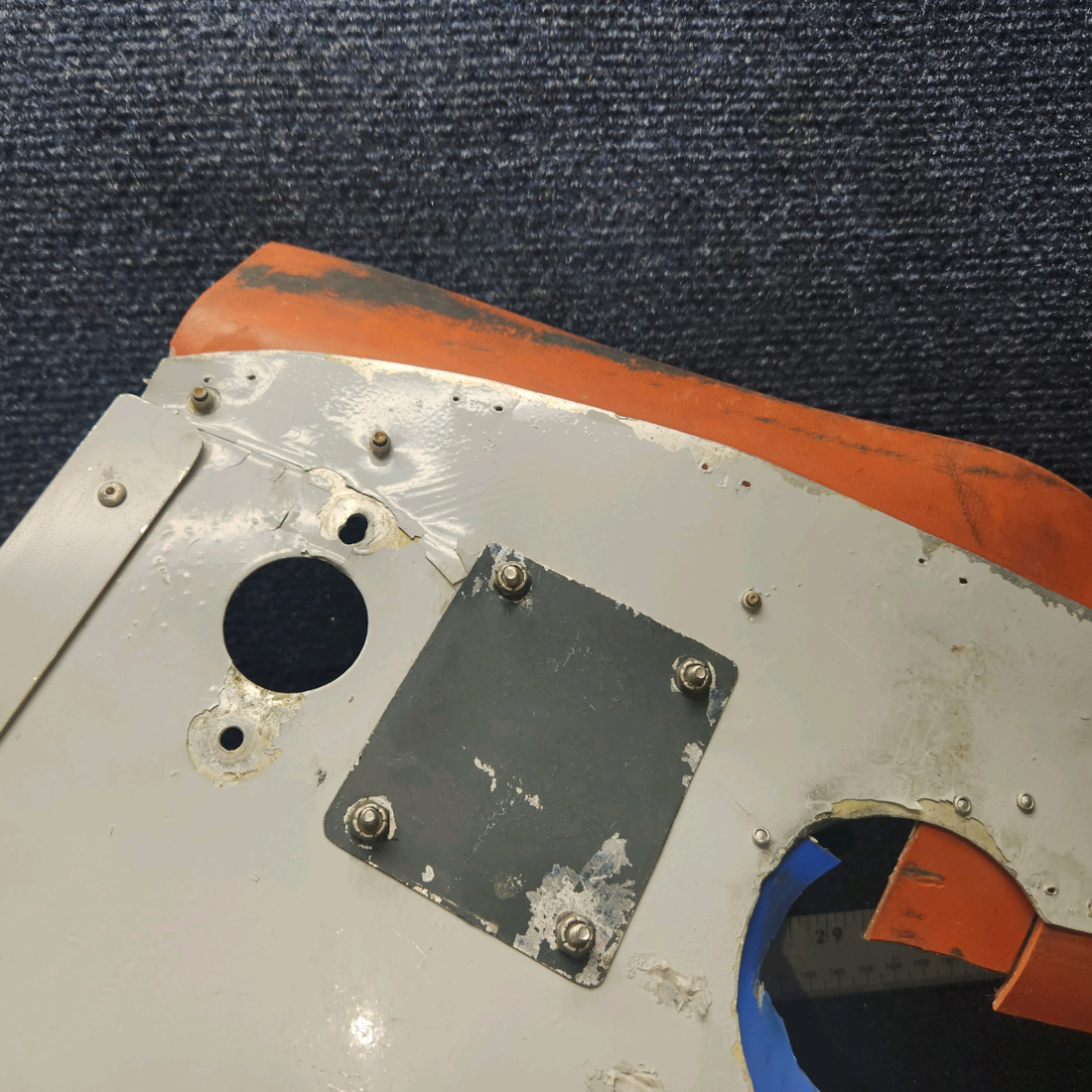 Used aircraft parts for sale, 502036 Grumman A5B Baffle Rear LH Side