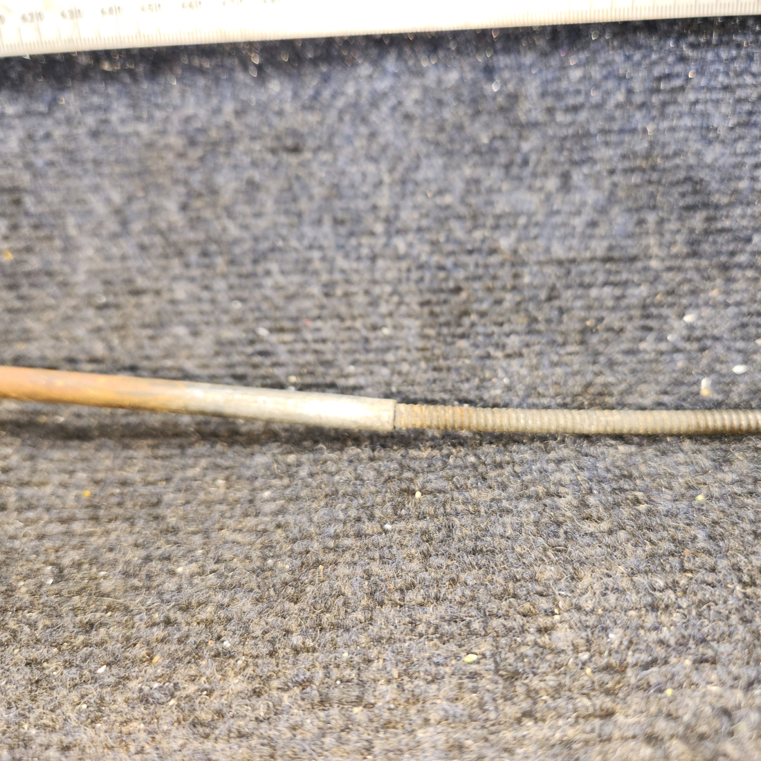 Used aircraft parts for sale, 0411090-26 Cessna C175 Parking Brake Control Cable 21"