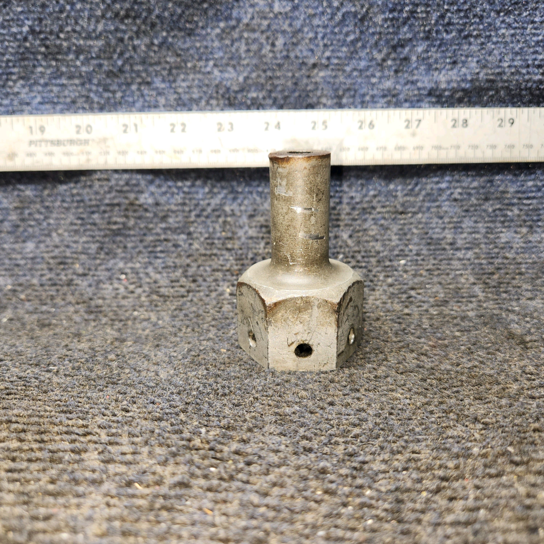 Used aircraft parts for sale, 0441130-1 Cessna 172 Main Gear Wheel Pant Axle Nut Length: 3"