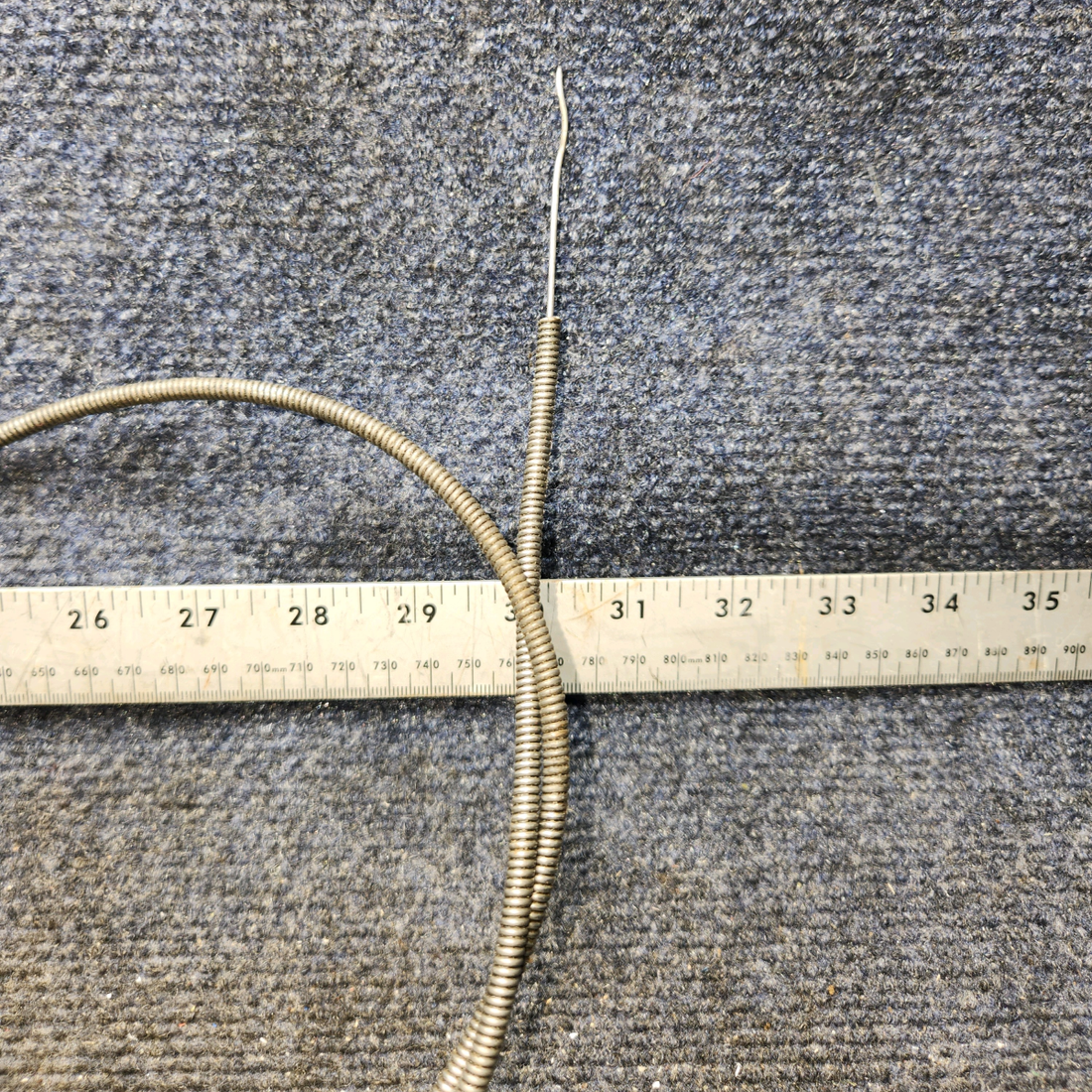 Used aircraft parts for sale, 0411090-28 Cessna C175 Carburator Heat Control Cable 46"