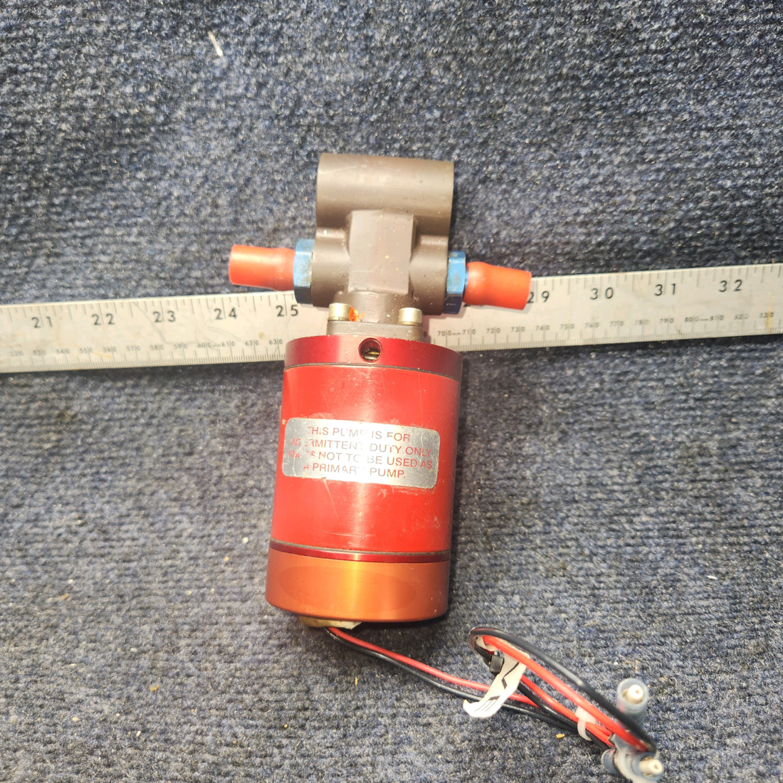 Used aircraft parts for sale, 1500-00-15 Cessna 172RG Fuel Boost Pump 28 Volts.