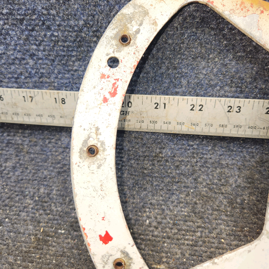 Used aircraft parts for sale, 1441010-27 Cessna 172F Wheel Fairing Mounting Plate - LH