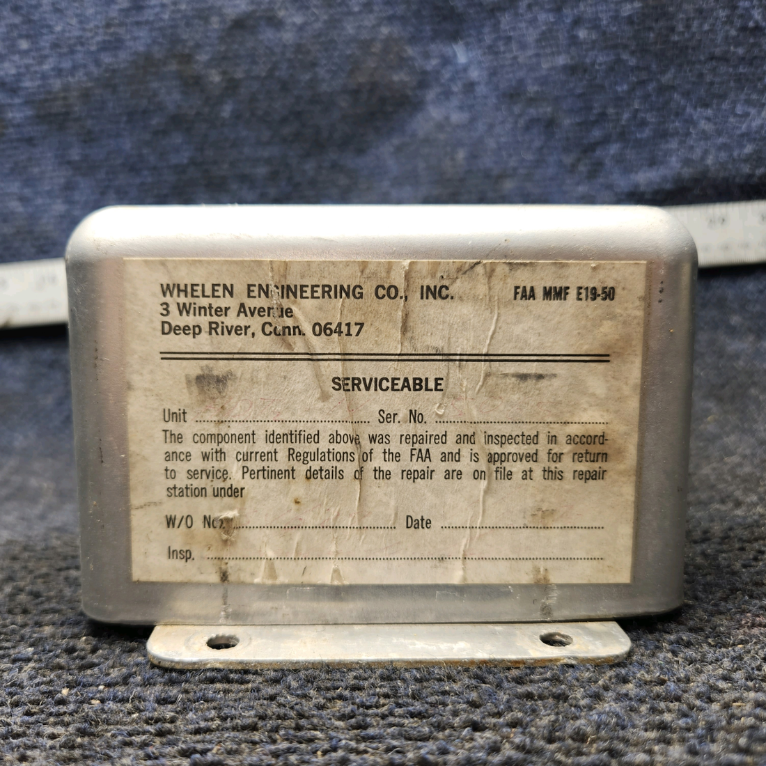 Used aircraft parts for sale, A413,T2-14 Whelen A413 Strobe Light Power Supply (14V)