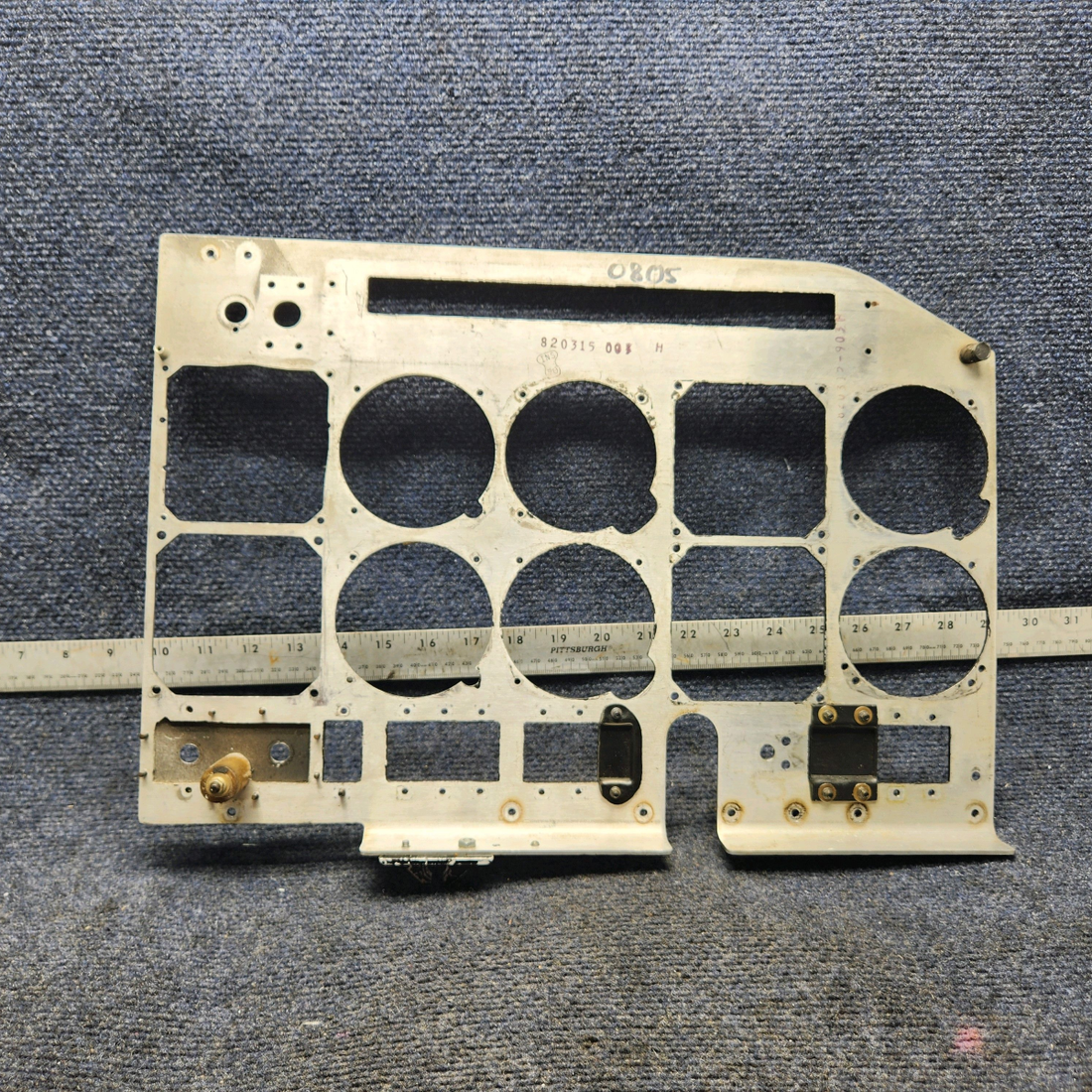 Used aircraft parts for sale, 820313 MOONEY M20J INSTRUMENT PANEL PILOT SIDE