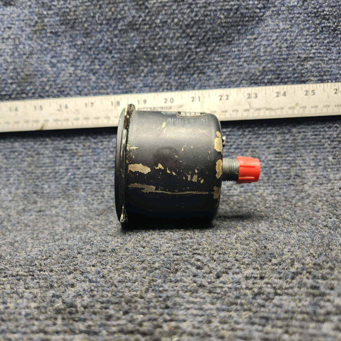 Used aircraft parts for sale, 35-324365-15 Beechcraft A24R Tachometer Indicator TT 1584.31