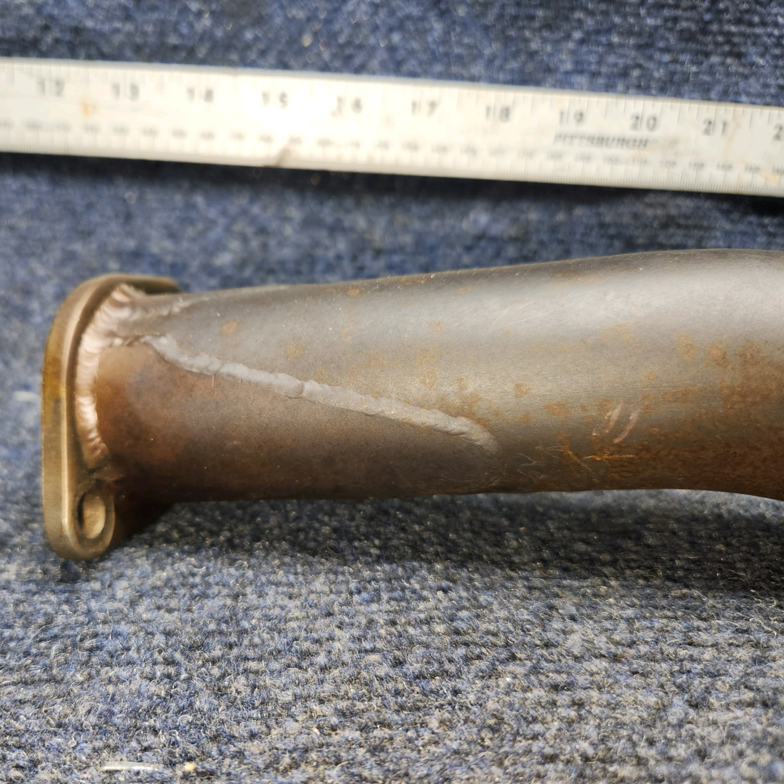 Used aircraft parts for sale, 1754010-1 CESSNA 172K FORWARD EXHAUST RISER RH