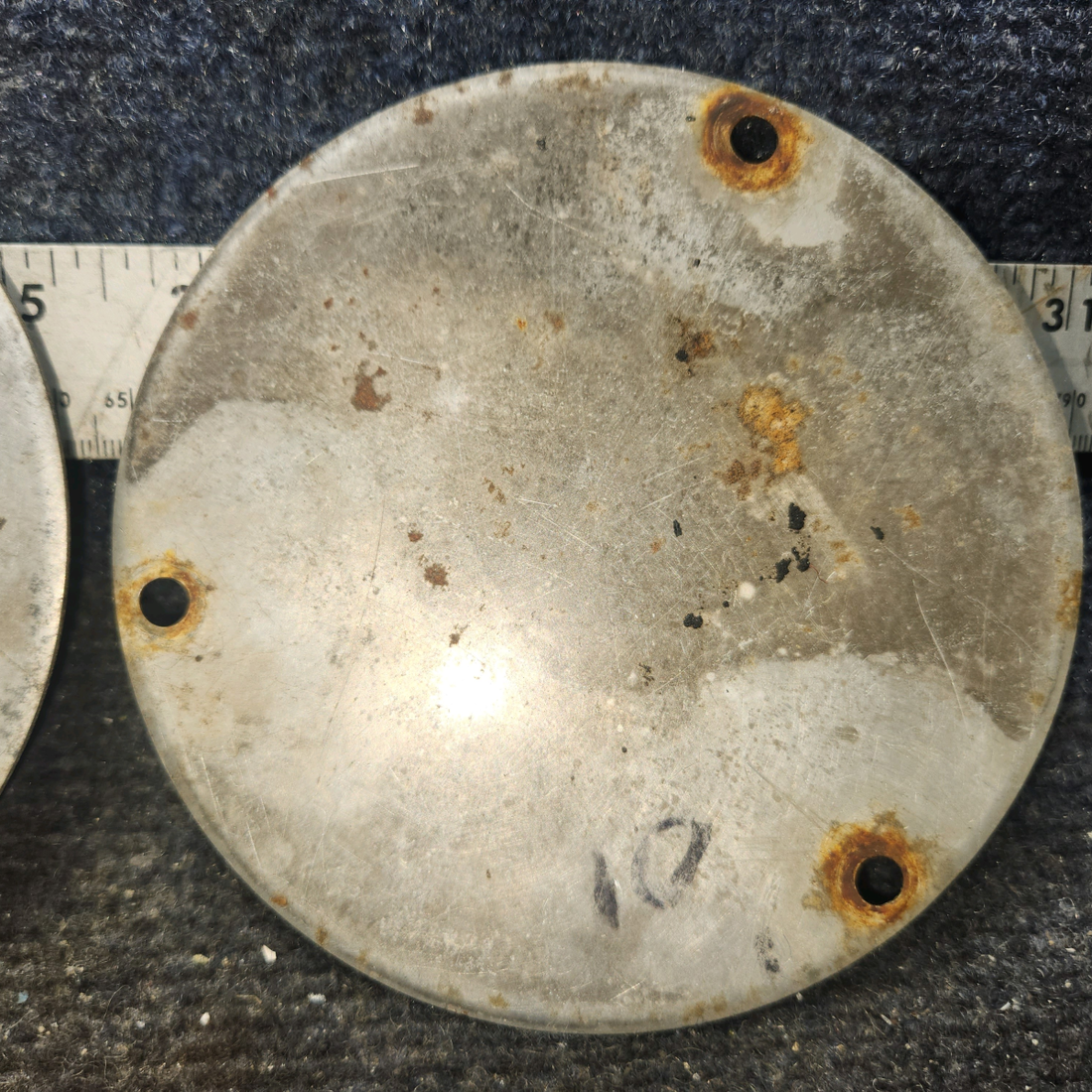 Used aircraft parts for sale, S225-9 cessna 150G Inspection Cover Plates – Set of 3
