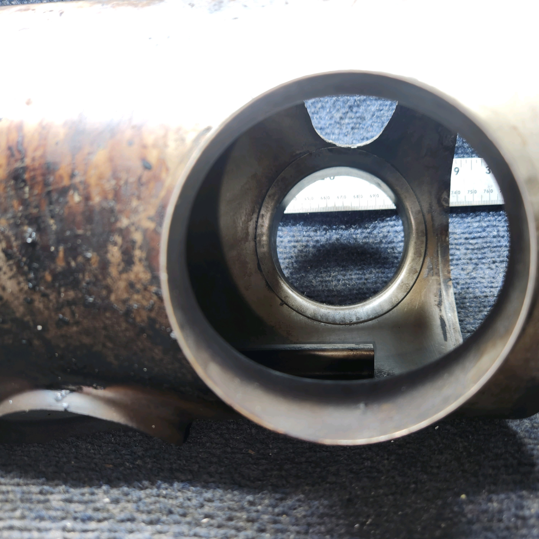 Used aircraft parts for sale, 0550176-38 Cessna 172E Shroud Assy Exhaust - RH