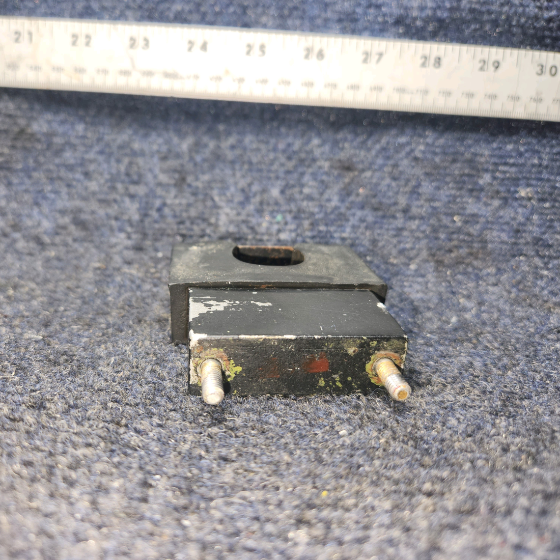 Used aircraft parts for sale, 63456-000, 65050-000, 63455-000 Piper PA28-140 Rudder Bar Support Block