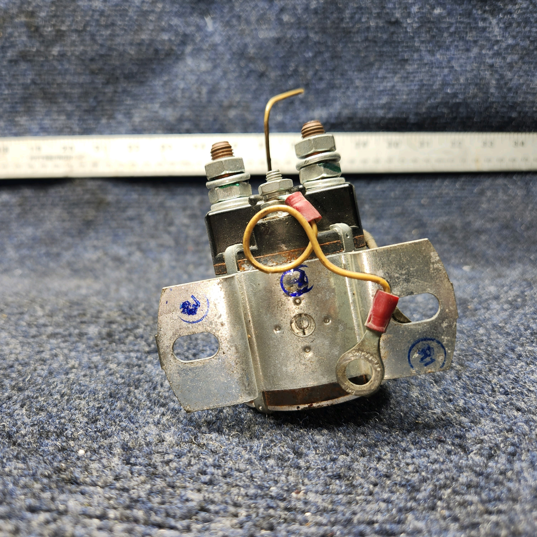 Used aircraft parts for sale, 124-114111 White Rodgers Cessna 172RG Solenoid 24 VOLTS