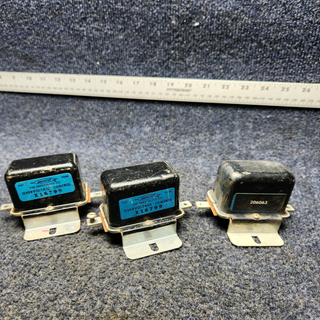 Used aircraft parts for sale, X16799 Prestolite Texas Several WICO OVERVOLTAGE CONTROL PRICE PER EACH