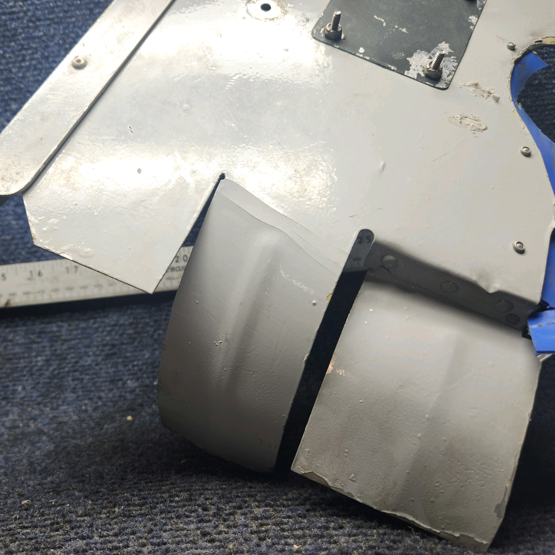 Used aircraft parts for sale, 502036 Grumman A5B Baffle Rear LH Side