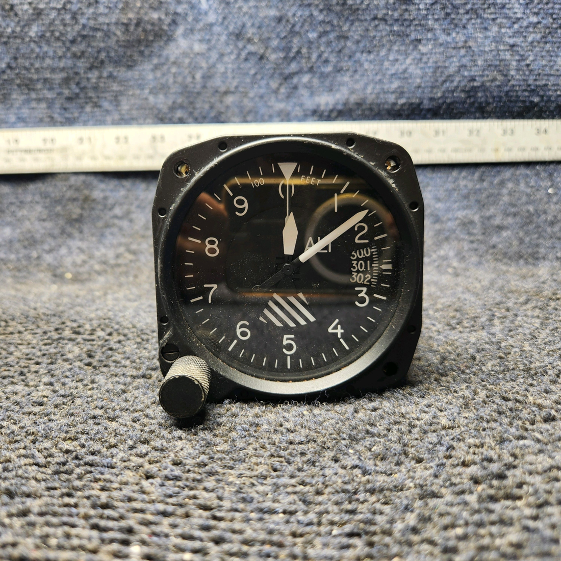 Used aircraft parts for sale, 5934P-3 United Instruments Piper PA28-161 Altimeter Indicator Code A.86