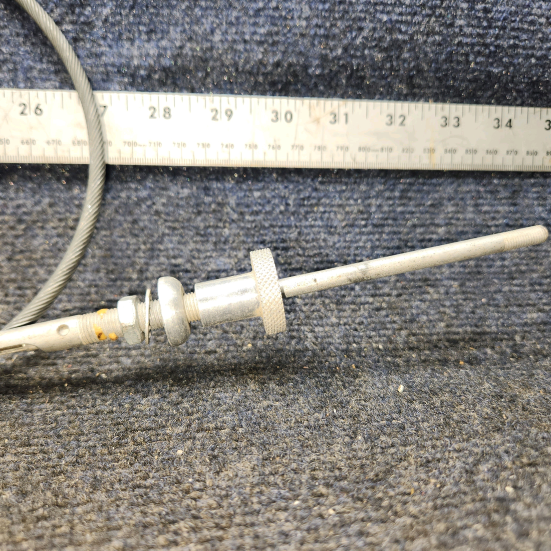 Used aircraft parts for sale, 660190-003 Throttle Control Cable (43 3/4")