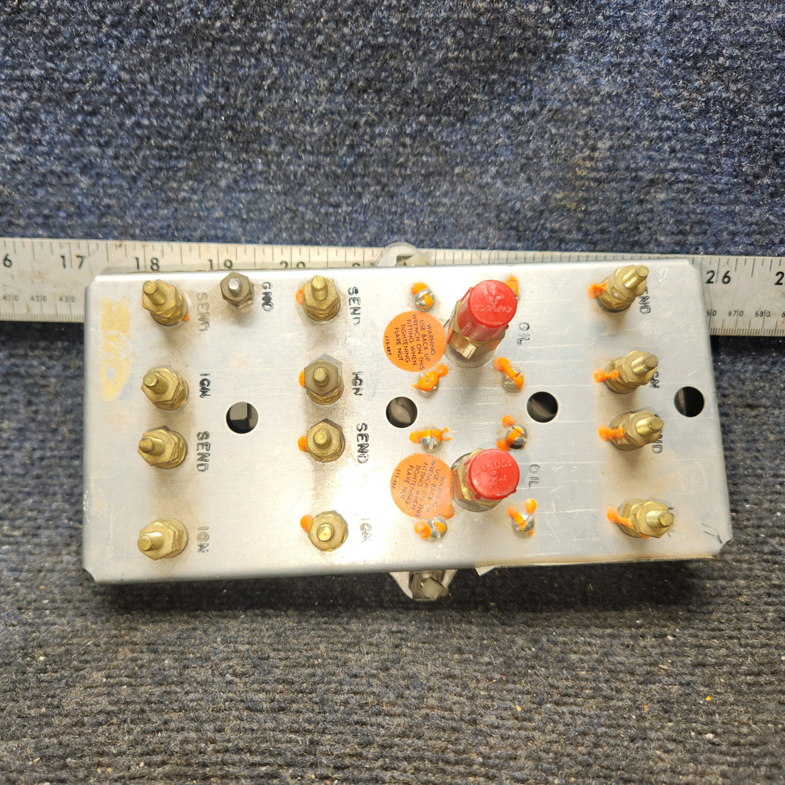 Used aircraft parts for sale, 39569-003 Rochester Gauges Piper PA34-220T Intrument Gauge Cluster (12V)