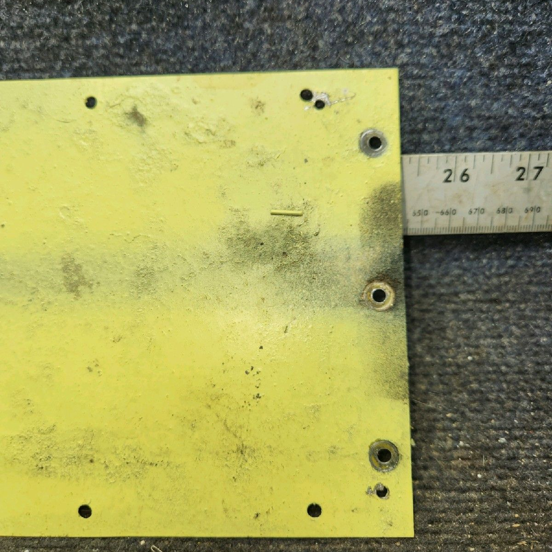 Used aircraft parts for sale, 63287-000 piper PA-28-181 Tunnel Top Center Rear Plate
